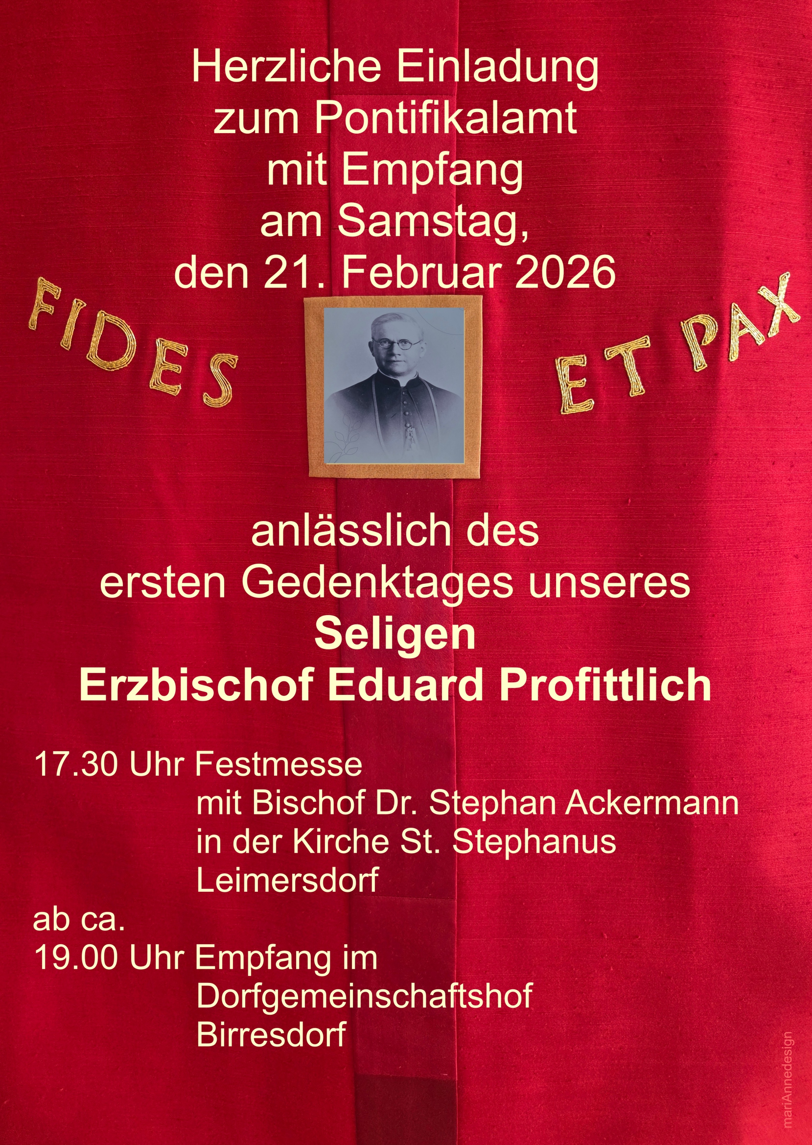 Messe für Eduard Profittlich